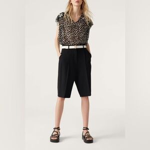 BA&SH Short Sleeve Black top